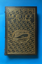 Moby Dick or the Whale book Leather Beautiful! Sale helps shelter