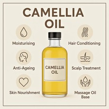 Camellia Oil ? Moisturising Face, Hair & Skin ? Anti-Ageing & Ma