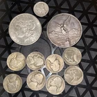 1996-1 oz Mex. Libertad .999 /1897  Morgan Dollar/8-War Nickels/1943 1-Merc Dime