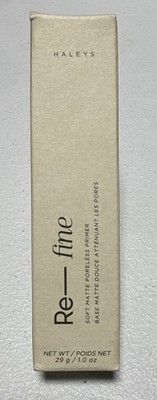 Haleys Re-Fine Soft Matte Poreless Primer 1 Oz Free Fragrance