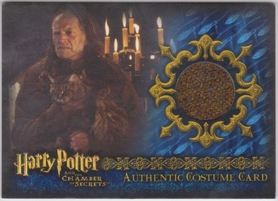HARRY POTTER CHAMBER SECRETS DAVID BRADLEY - ARGUS FILCH C7 COSTUME CARD 085/665