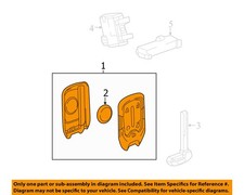 GM OEM 24-26 Traverse Electrical Keyless Entry Components-Transmitter 13560193