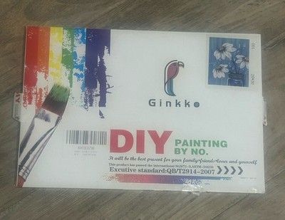 GINKKO DIY Painting By No. Vase Flower White Daisies Hobby CN/R2914-2007 Paints