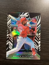 Andrew McCutchen 2019 Panini Prizm Baseball Zebra Prizm #281 83/99 Philadelphia 