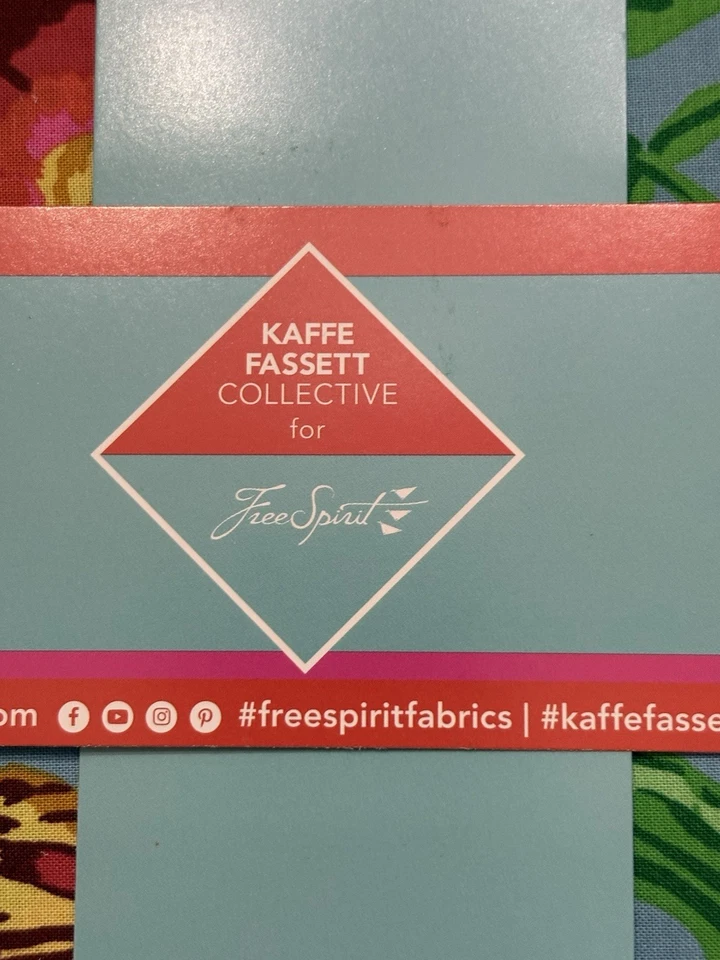 Kaffe Fassett Collective FEBRUARY 2025 COOL Layer Cake 42 - 10” Sq FreeSpirit - Image 2 of 3