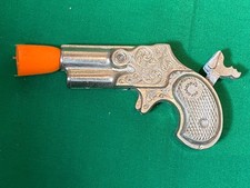 Small 1950's Derringer Diecast Cap Gun Pistol Toy - Unmarked Tuckaway Gun