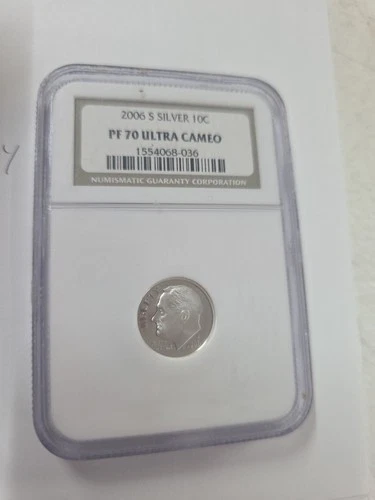 2006 S Silver Roosevelt Dime NGC PF70 Ultra Cameo