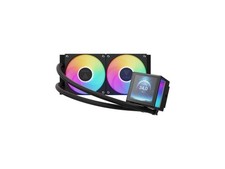 GAMDIAS CHIONE P5-240 Liquid CPU Cooler, 240mm AIO w/Customizable 3.4'' IPS LCD,