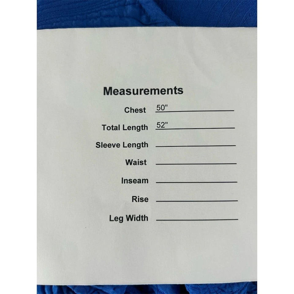 Vestido largo para mujer IC Collection 2XL azul onda texturizado sin mangas línea A NUEVO Foto 2 de 4