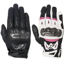 Alpinestars Stella SMX-2 v2 Air Carbon Ladies Short Motorcycle Motorbike Gloves