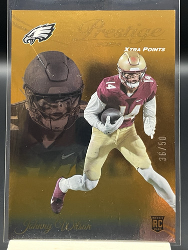 2024 Panini Prestige - Rookies Xtra Points Orange #373 Johnny Wilson /50 (RC) - Bild 1 von 2