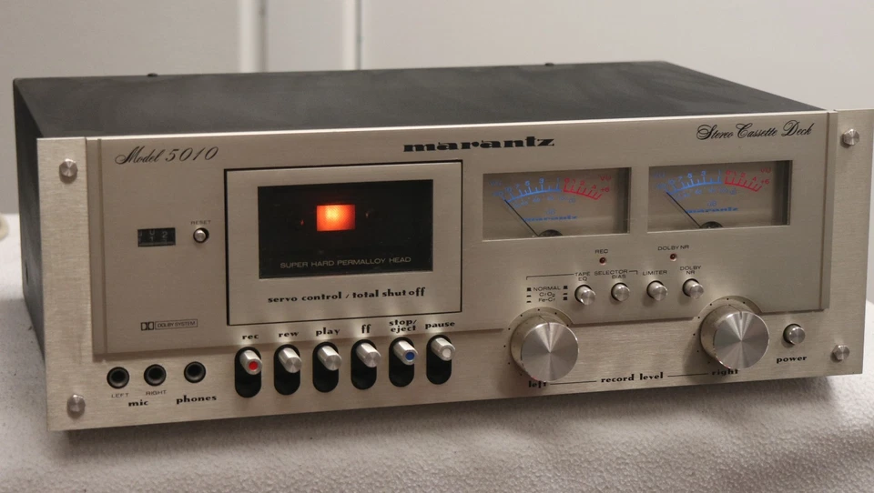 Marantz 5010 Stereo Tapedeck - Kassettenspieler - USA - Vintage - Neue Riemen ! - Bild 2 von 4