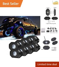Universal 8-pack Heavy Duty White Underbody Marine Led Rock Lights