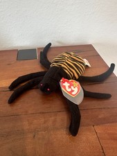 TY Spinner The Spider Beanie Baby 1997 Plush Toy Stuffed Animal MWMT