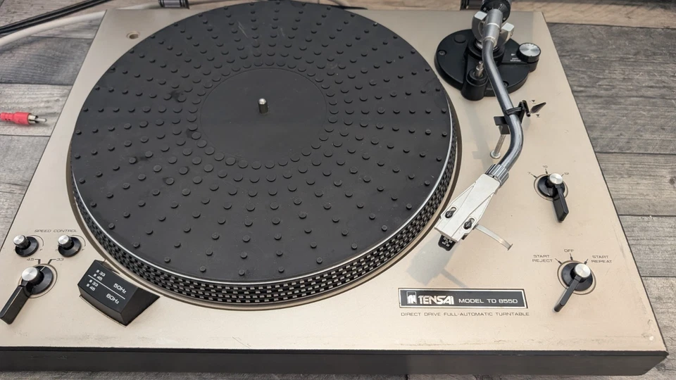 TENSAI record deck TD-855D direct drive working needs TLC and repair  - Image 2 of 4