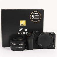 Nikon Z30 system camera kit Nikkor DX 16-50 mm VR lens 6000 shots SHP 