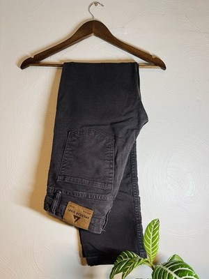 American Giant Roughneck Pants Mens 31x31 USA Made Brown Straight Canvas Jeans