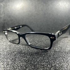 Ray-Ban Eyeglasses RB1530 3529 Glossy Black / Clear Crystal 48-16-130 Full Rim