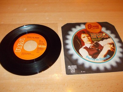 RARE DAVID BOWIE--KNOCK ON WOOD LIVE -- OLDIE SINGLE  im GUTEN ZUSTAND