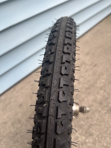 Original Vintage GT BMX FREESTYLE TIRE 20 BLACK Gumwall Compe Performer - Picture 5 of 19