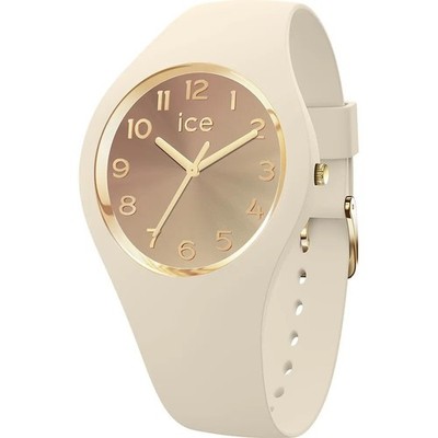 Ice Watch Ice Sunset - Almond Cappuccino Beige Damen Armbanduhr 024985 -