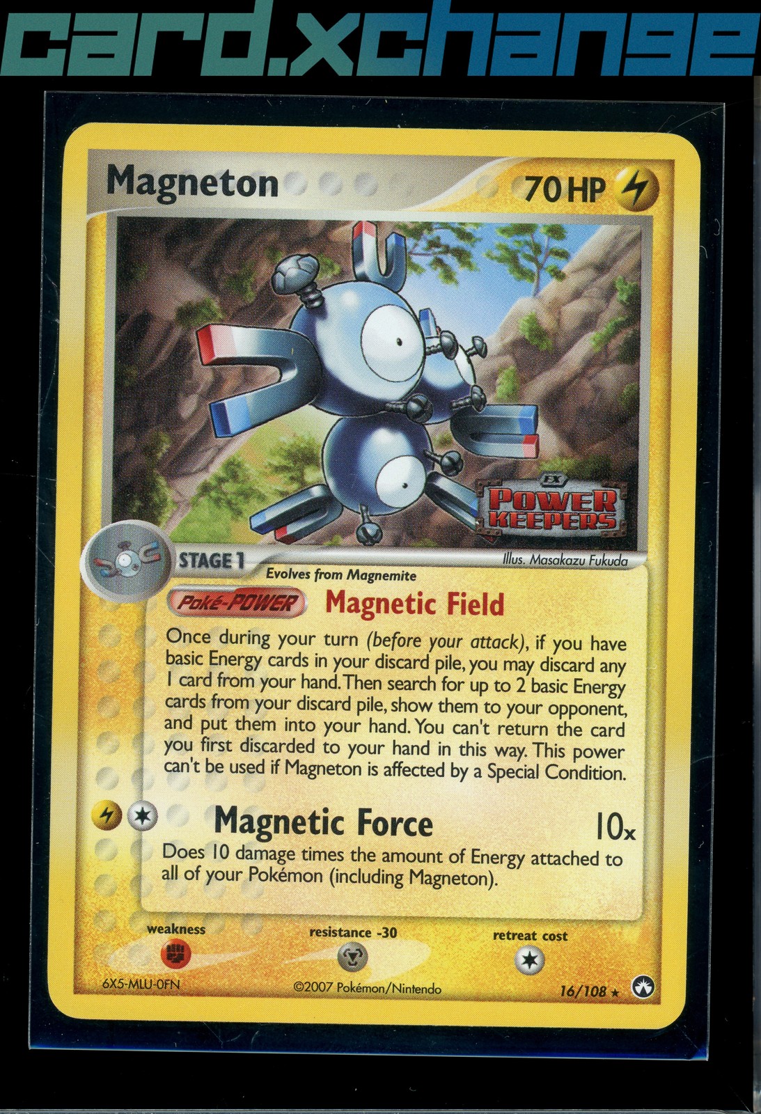 Power Keepers #16/108 Magneton Reverse Foil