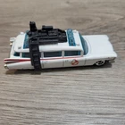 VTG Hot Wheels Ghostbusters Ecto-1 1959 Cadillac Diecast Car White Mattel