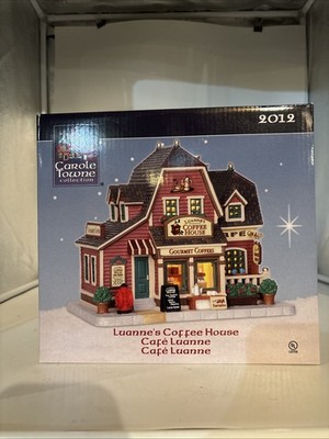 2012 Lemax Carole Towne Collection Luanne s Coffee House New In Box