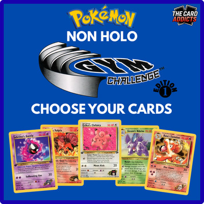 1. Edition Gym Challenge Non Holo Pokemon Karte Einzeln - Karten aussuchen