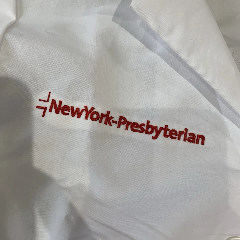 Med line Womens Official New York Presbyterian Hospital Lab Coat 2E New No Tags  - Image 3 of 4
