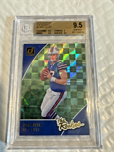 Josh Allen #R-4 2018 Donruss The Rookies card