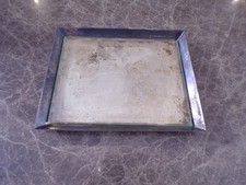 Beautiful Art Deco Tray Plain 19 x 15 cm - 244 grams in Real Silver 800s