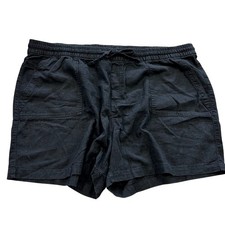 Old Navy Linen Blend Black Shorts Size XXL