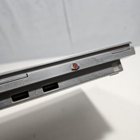 PlayStation 2 PS2 Slim Silver Console and Cords Tested/Works! SCPH-90001