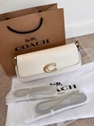 COACH Jet Shoulder Bag White CAM16 NWT
