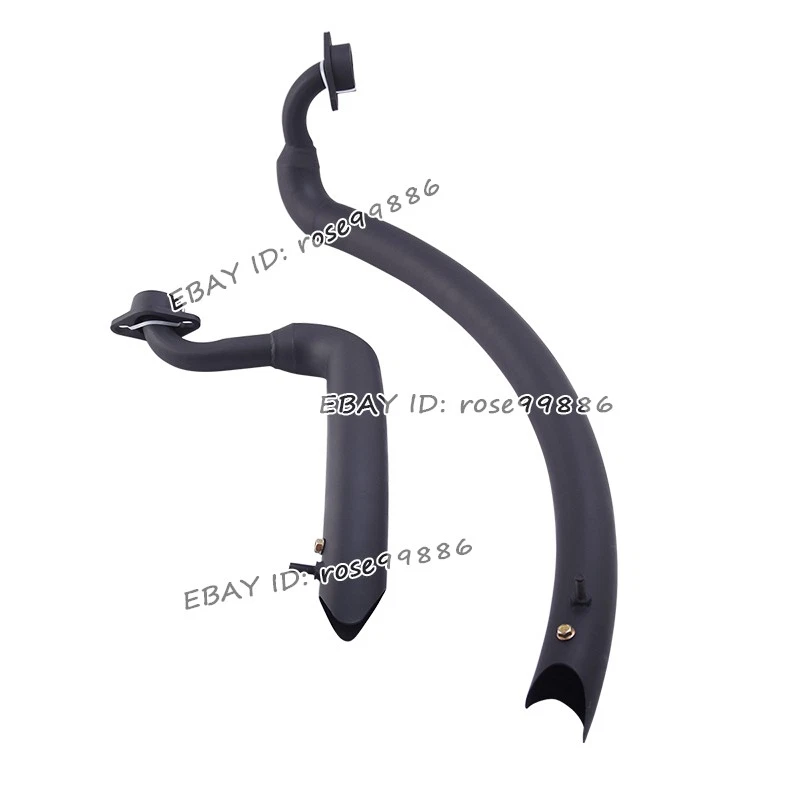 Sistema completo silenciador tubo cabezal escape negro para Yamaha XV700 1984-1987 XV1100 Foto 3 de 4