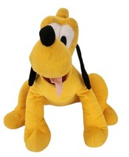 Disney Pluto Plush Stuffed Animal Dog 14    Soft Toy   Classic Character