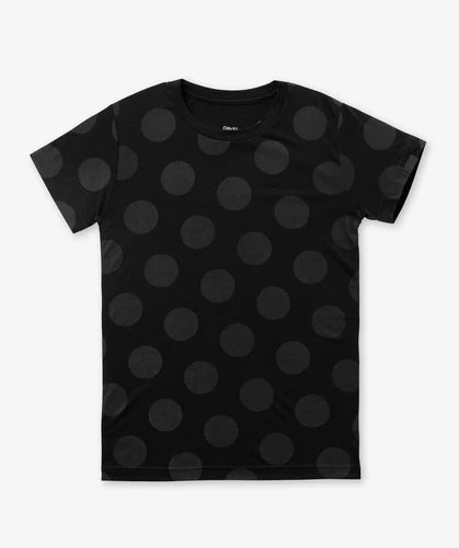 NEW So iLL Unisex Jason Momoa Nakoa T-Shirt Black Wolf PolkaDot X-Large #6-055