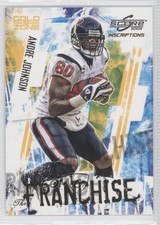 2009 Score Inscriptions The Franchise Gold Zone 10/50 Andre Johnson #2 HOF 0s3