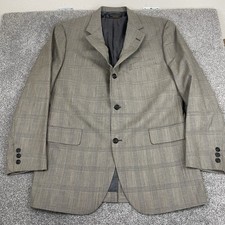 Vintage Brooks Brothers Makers Blazer Glen Plaid Wool USA Mens 42 / 36 REG