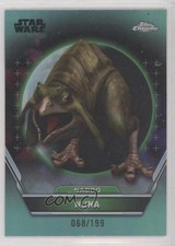 2024 Topps Chrome Star Wars Hyperspace Naboo Aqua Refractor 68/199 Nuna #77 0nr3