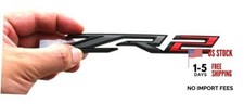 1pc Rear Tailgate ZR2 Emblem Sticker 3D Badge Replacement for 2019 Red