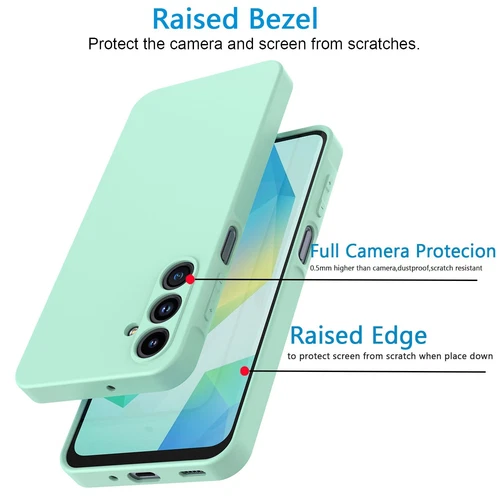 Für Samsung Galaxy A16 5G A15 A14 A13 Silikon Hülle Slim Cover + Displayschutz - Bild 12 von 41