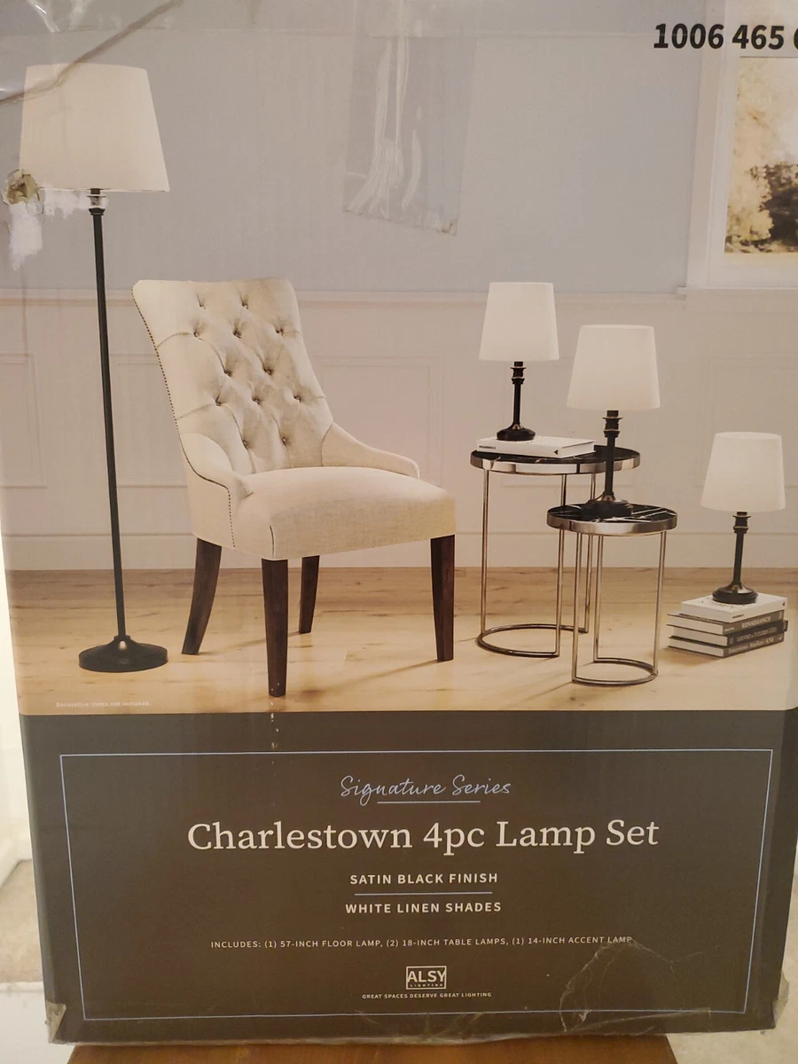 4 pc lamp set deals