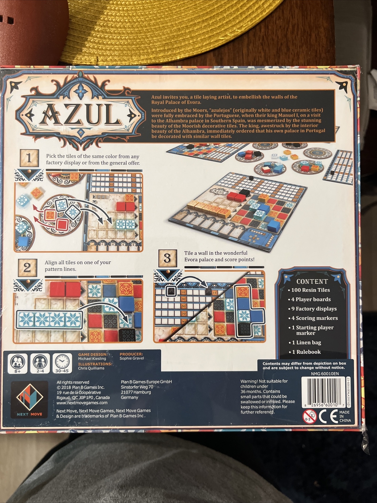 Azul Board Game SEALED NEW) | Strategy Board Game | Mosaic Tile ...