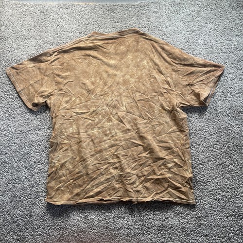 Camisa De Colección Y2k Para Hombres Mediana Brn Manga Corta Cuello Redondo Caballos Salvajes Estampida - Imagen 9 de 9
