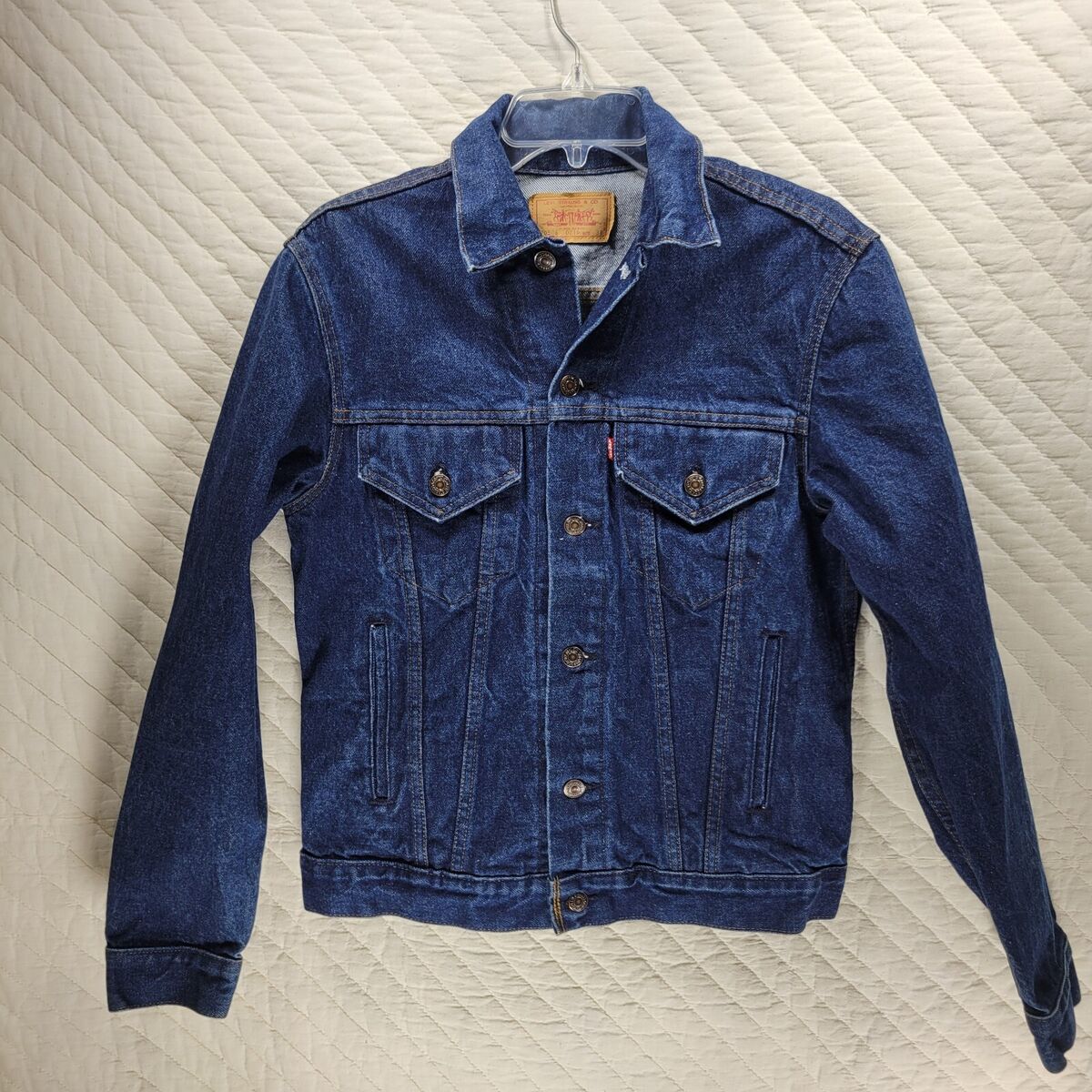 Vintage 90s Levi Type 3 Denim Jacket Made in USA Sz 38 Or Vintage 90s Levi Type 3 Denim Jacket Made in USA Sz 38 Or