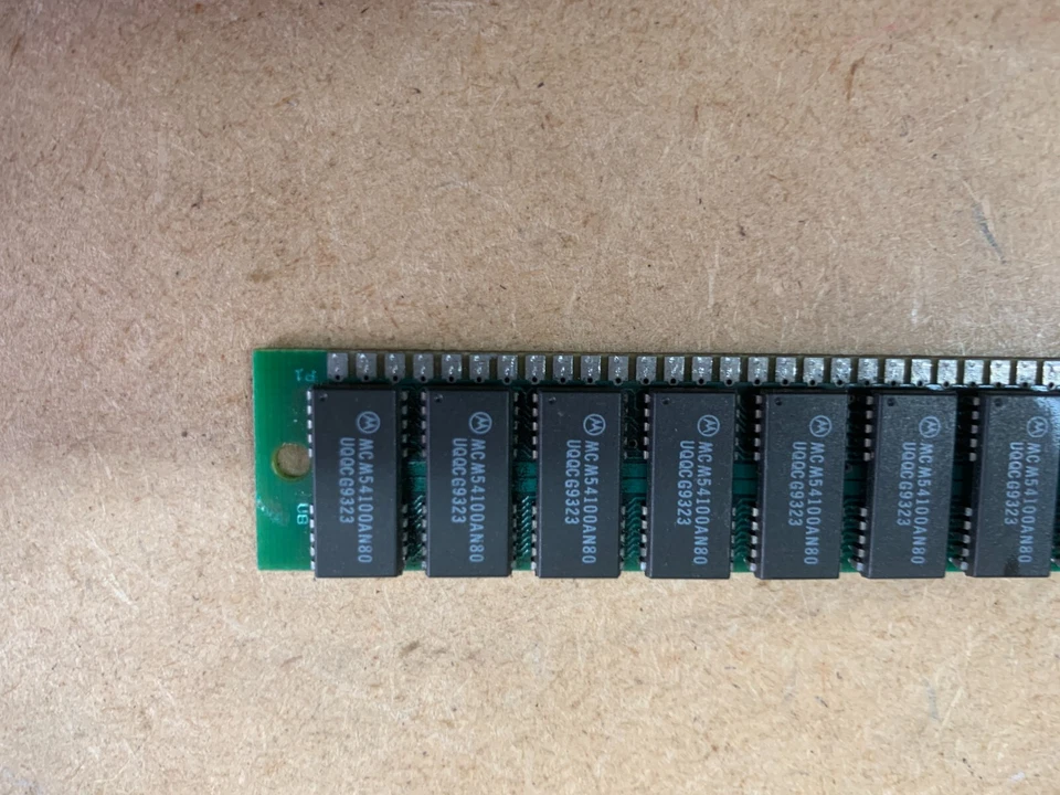 1x 4MB SIMM 30 Pin Motorola MCM54100AN80 80 NS - Bild 3 von 4