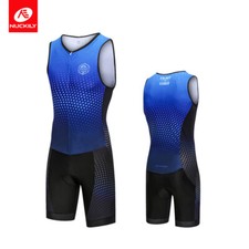 Cycling Running Swimsuit Breathable Jumpsuit Triathlon Sleeveless Jerseys