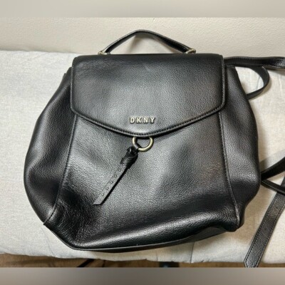 DKNY Lola Pebbled Leather Backpack | eBay display picture 3